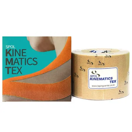 SPOL Кинезио тейп бежевый 5 см х 5 м SPOL TAPE - 2