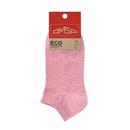 OMSA Носки укороченные с люрексом Rosa Melange 39-41 / ECO 255 - 1