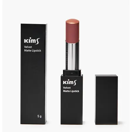 KIMS Помада матовая вельветовая для губ / Velvet Matte Lip Stick Dry Rose 5 гр - 2