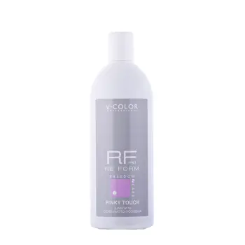 V-COLOR PROFESSIONAL Шампунь серебристо-розовый / RE FORM СИЛА ЦВЕТА Pinky Touch 500 мл, фото 1