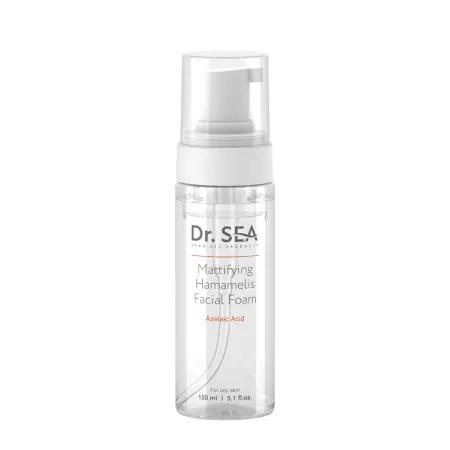 DR. SEA Пена матирующая для лица с гамамелисом и азелаиновой кислотой / Dr.Sea 150 мл - 1