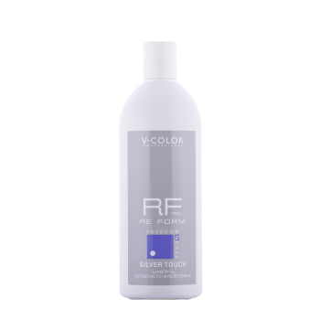 V-COLOR PROFESSIONAL Шампунь серебристо-фиолетовый / RE FORM СИЛА ЦВЕТА Silver Touch 500 мл, фото 1