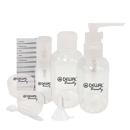 DEWAL BEAUTY Набор баночек дорожный для путешествий, 7 предметов DBTS5D - 1