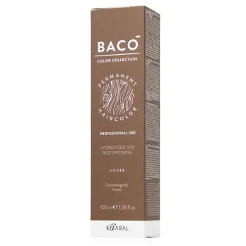 KAARAL 5.5 краска для волос, светлый махагоновый каштан / Baco COLOR 100 мл, фото 3