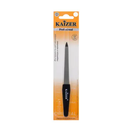 KAIZER Пилка алмазная, цвет черный, soft-touch, 125 мм - 2