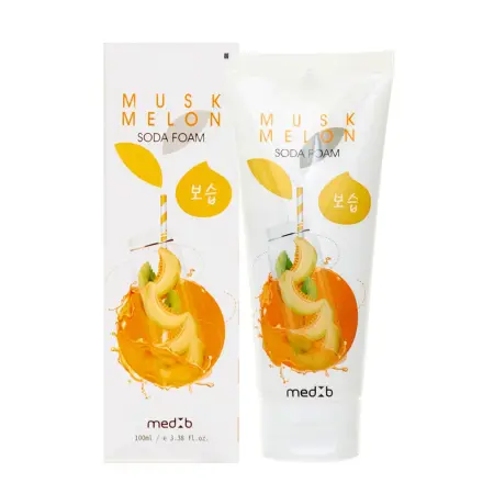 MED:B Пенка для умывания с пищевой содой и мускусной дыней / Med B Muskmelon Soda Foam 100 мл - 3
