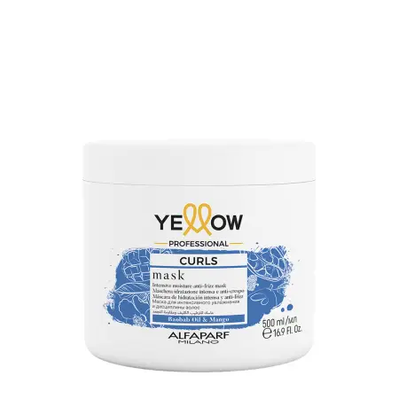 YELLOW Маска для интенсивного увлажнения вьющихся и кудрявых волос / YELLOW CURLS MASK 500 мл - 1