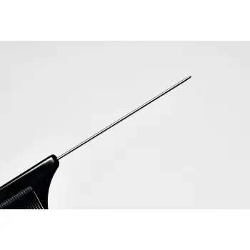 DEWAL PROFESSIONAL Расческа рабочая с металлическим хвостиком Эконом (черная) 20,5 см, фото 4