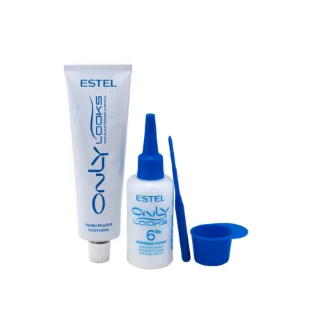 ESTEL PROFESSIONAL Краска для бровей и ресниц, черный / Only Looks - 3