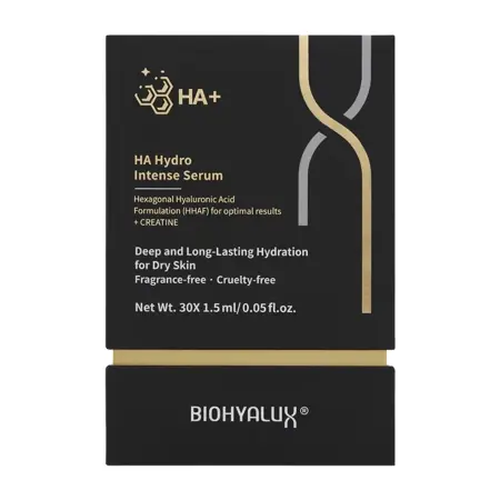 BIOHYALUX Сыворотка интенсивная увлажняющая с гиалуроновой кислотой / НА HYDRO INTENSE SERUM 30х1,5 мл - 3