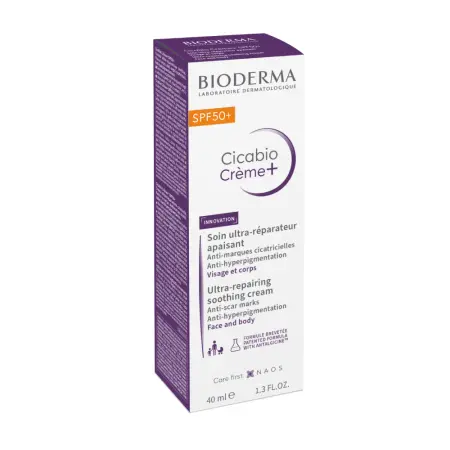 BIODERMA Крем плюс восстанавливающий и успокаивающий SPF 50+ / Cicabio 40 мл - 1