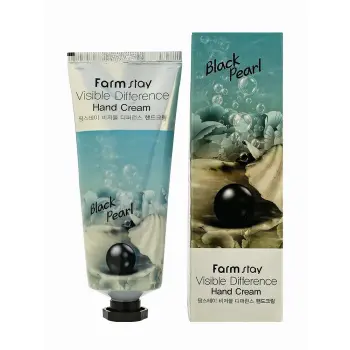 FARMSTAY Крем с пудрой черного жемчуга для рук / Visible Difference Hand Cream (AD) 100 гр, фото 2