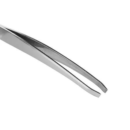 GERMANICUR Пинцет скошенный изогнутый / GERMANICUR - 4