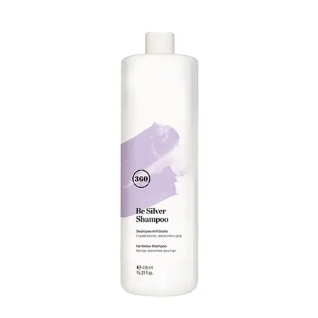 360 HAIR PROFESSIONAL Шампунь антижелтый для волос / Shampoo Be Silver 450 мл - 1