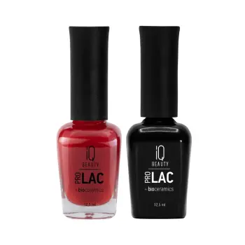 IQ BEAUTY 022 лак для ногтей укрепляющий с биокерамикой / Nail polish PROLAC + bioceramics 12.5 мл, фото 4