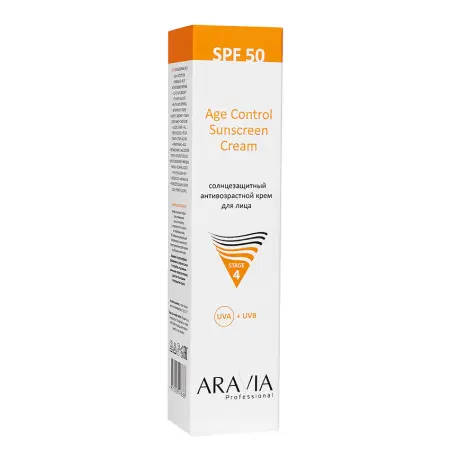 ARAVIA Professional Крем солнцезащитный анти-возрастной для лица SPF 50 / Age Control Sunscreen Cream SPF 50 100 мл - 2
