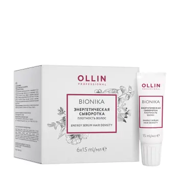 OLLIN PROFESSIONAL Сыворотка энергетическая Плотность волос / BioNika 6 х 15 мл, фото 2