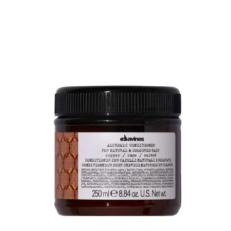 DAVINES SPA Кондиционер оттеночный для натуральных и окрашенных волос Алхимик, медный / ALCHEMIC 250 мл - 3