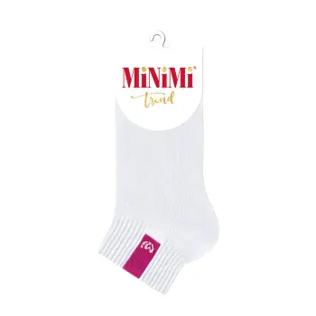 Носки с провязанной эмблемой на паголенке Bianco 39-41 / MINI TREND 4211