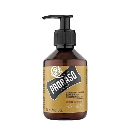 PRORASO Шампунь питательный для бороды / WOOD AND SPICE 200 мл - 1