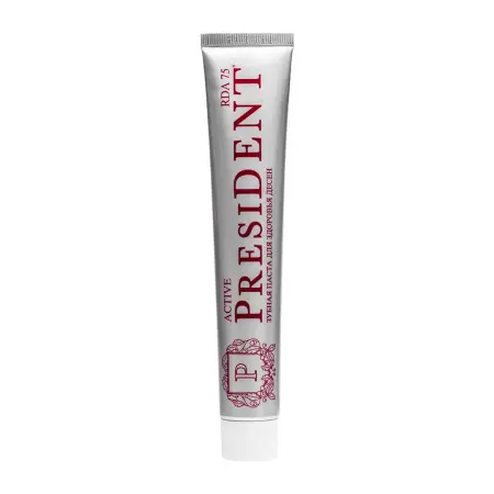 PRESIDENT Паста зубная / PRESIDENT Active 75 RDA 75 гр - 1
