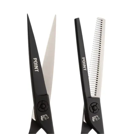 MUSTANG PROFESSIONAL (США) Набор ножниц Mustang Professional POINT NP02 Чёрный 5,5 дюйм - 2