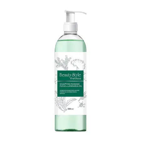 BEAUTY STYLE Масло массажное моделирующее на основе масла фукуса и ламинарии / Thalasso 500 мл - 1