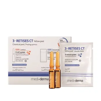 Пилинг желтый с системой 3-ретинол (6 ампул*1,5 мл + 6 саше*5 мл) / 3-RETISES CT Yellow peel