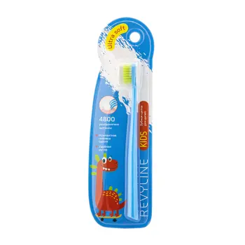 REVYLINE Щетка зубная детская от 3 до 12 лет, голубая / KIDS S4800, фото 1