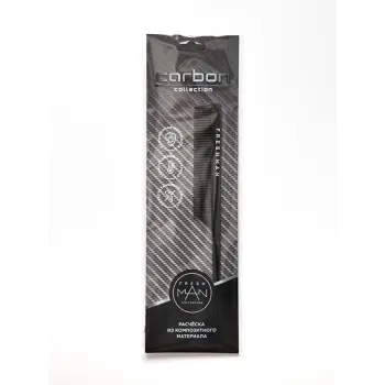 FRESHMAN Расческа для моделирования и стрижки с хвостом / Collection Carbon, фото 3