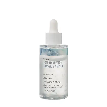 MAKE9 Сыворотка увлажняющая для лица c экстрактом брокколи 78% / BRASSICA MOISTURE AMPOULE 45 мл - 1
