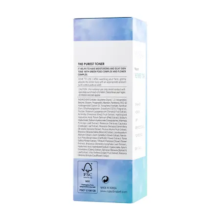 MAKE9 Тонер увлажняющий для лица / THE PURIEST TONER 300 мл - 4