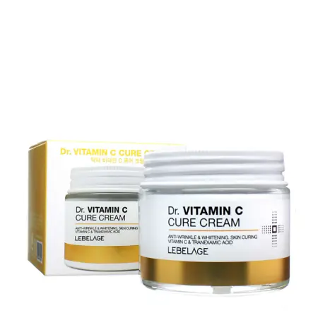 LEBELAGE Крем антивозрастной выравнивающий рельеф для лица с витамином С / Lebelage Dr.Vitamin C Cure Cream 70 мл - 2