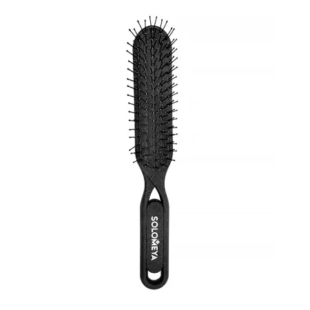 SOLOMEYA Био-расческа для сухих и влажных волос из натурального кофе / Detangler Bio Hairbrush for Wet & Dry Hair Coffee Material - 1