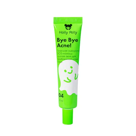 HOLLY POLLY Сыворотка точечная SOS-помощь против акне для проблемной кожи лица / Bye Bye Acne! 30 мл - 1