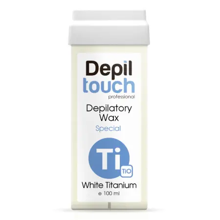DEPILTOUCH PROFESSIONAL Воск в картридже, белый титан 100 г - 1