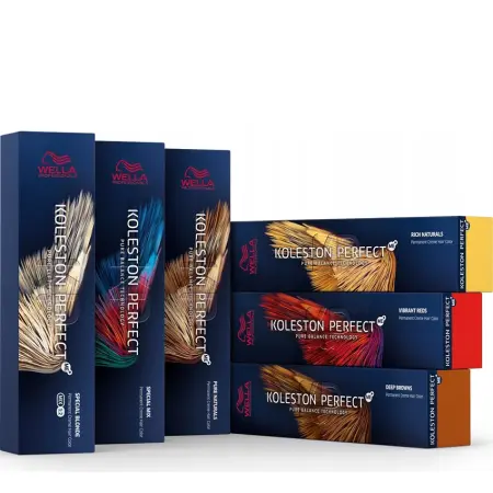 WELLA 55/65 краска для волос, светло-коричневый интенсивный фиолетовый махагоновый / Koleston Pure Balance 60 мл - 3