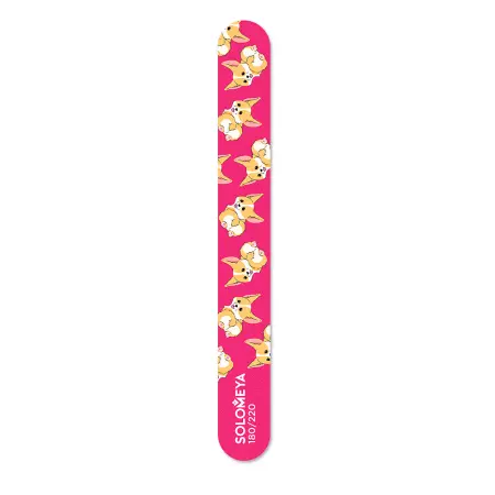 SOLOMEYA Пилка для ногтей 180/220 / Corgi Nail File 1 шт - 1