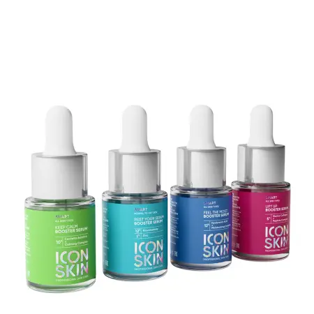 ICON SKIN Набор сывороток-концентратов в мини-формате для всех типов кожи / Smart Boost Your Skin 4 х 15 мл - 4