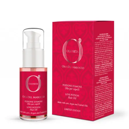 BAREX Масло питательное для волос Золото Марокко / OLIOSETA ORO DEL MOROCCO LOVE POTION 30 мл - 2