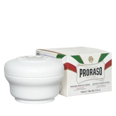 PRORASO Мыло для бритья для чувствительной кожи с зеленым чаем и овсом 150 мл - 2