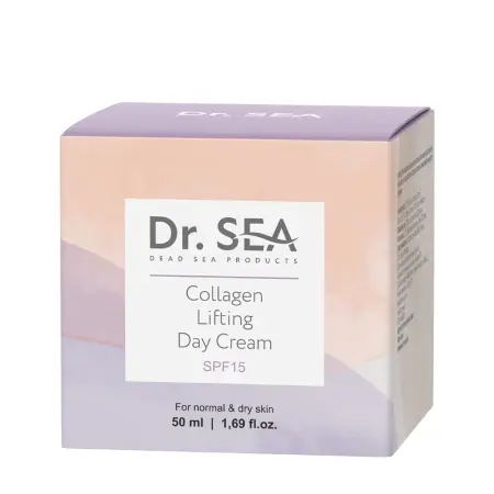 DR. SEA Крем-лифтинг дневной коллагеновый SPF15 / Dr.Sea 50 мл - 3