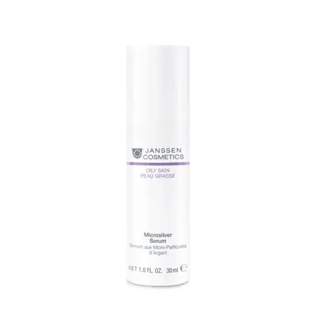 JANSSEN COSMETICS Сыворотка с антибактериальным действием для жирной, воспаленной кожи / Microsilver Serum OILY SKIN 30 мл - 1