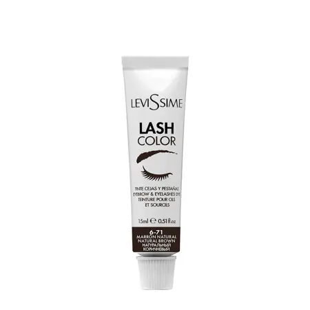 LEVISSIME Краска для бровей, № 6-71 натуральный коричневый / Lash Color 15 мл - 1
