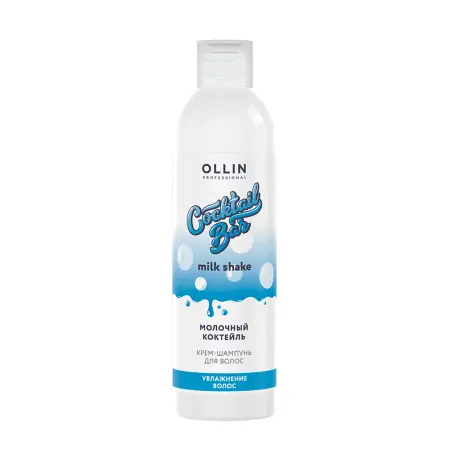 OLLIN PROFESSIONAL Крем-шампунь увлажняющий Молочный коктейль / Cocktail Bar 400 мл - 1