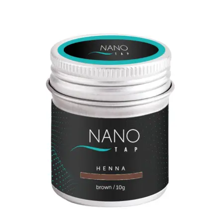 NANO TAP Хна для бровей в баночке, коричневый / NanoTap brown 10 гр - 1