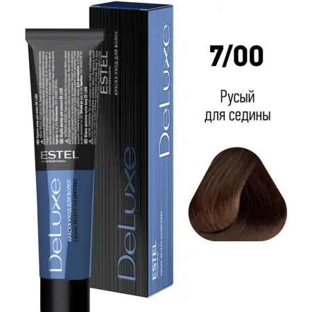 ESTEL PROFESSIONAL 7/00 краска для волос, русый для седины / DELUXE 60 мл - 2