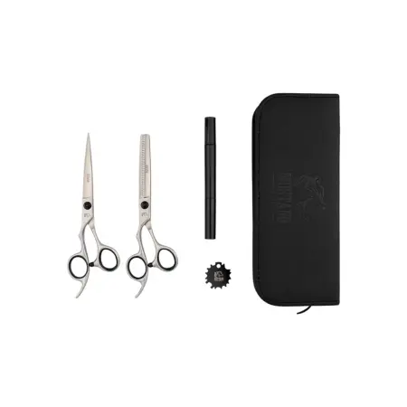 MUSTANG PROFESSIONAL (США) Набор ножниц для левши Mustang Base NB03L 6,0 дюймов - 2