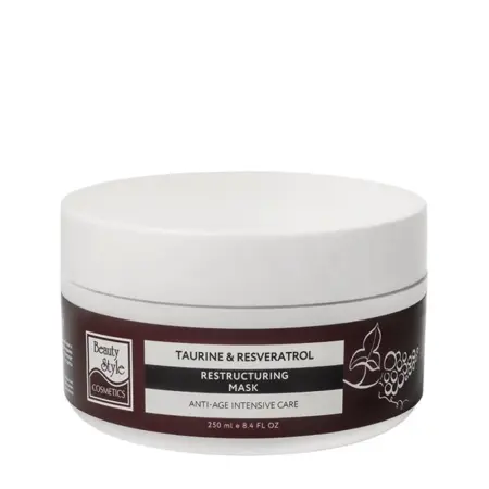 BEAUTY STYLE Маска реструктурирующая для лица / Taurine & Resveratrol Anti Age plus 250 мл - 1