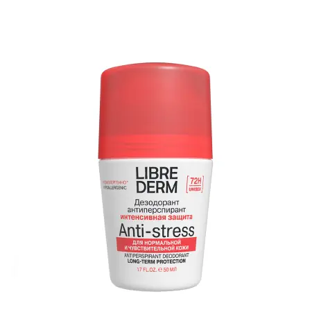 LIBREDERM Дезодорант-антиперспирант 72 часа при избыточном потоотделении / Dermatology 50 мл - 1